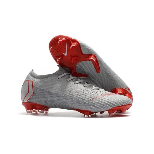 Nike Mercurial Vapor 12 Elite FG - Grijs Rood_1.jpg